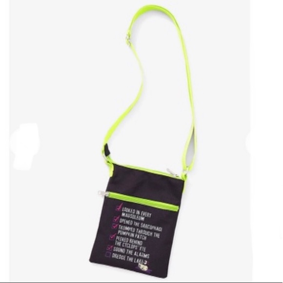 DISNEY THE NIGHTMARE BEFORE CHRISTMAS Jack Skellington Passport CROSSBODY BAG! - Picture 3 of 5